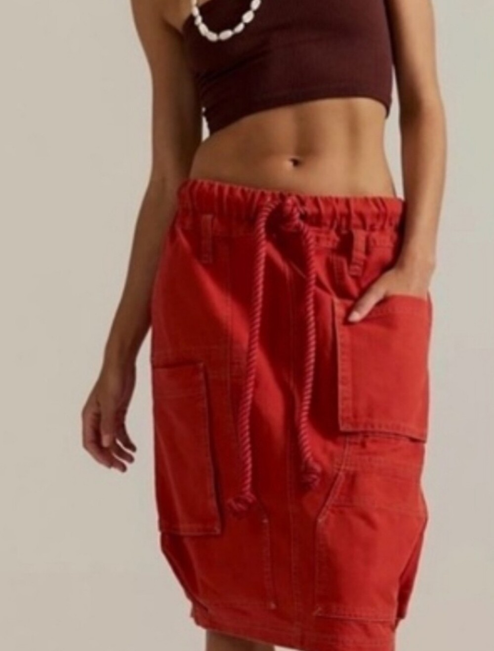 Free People Carmen Midi Skirt
